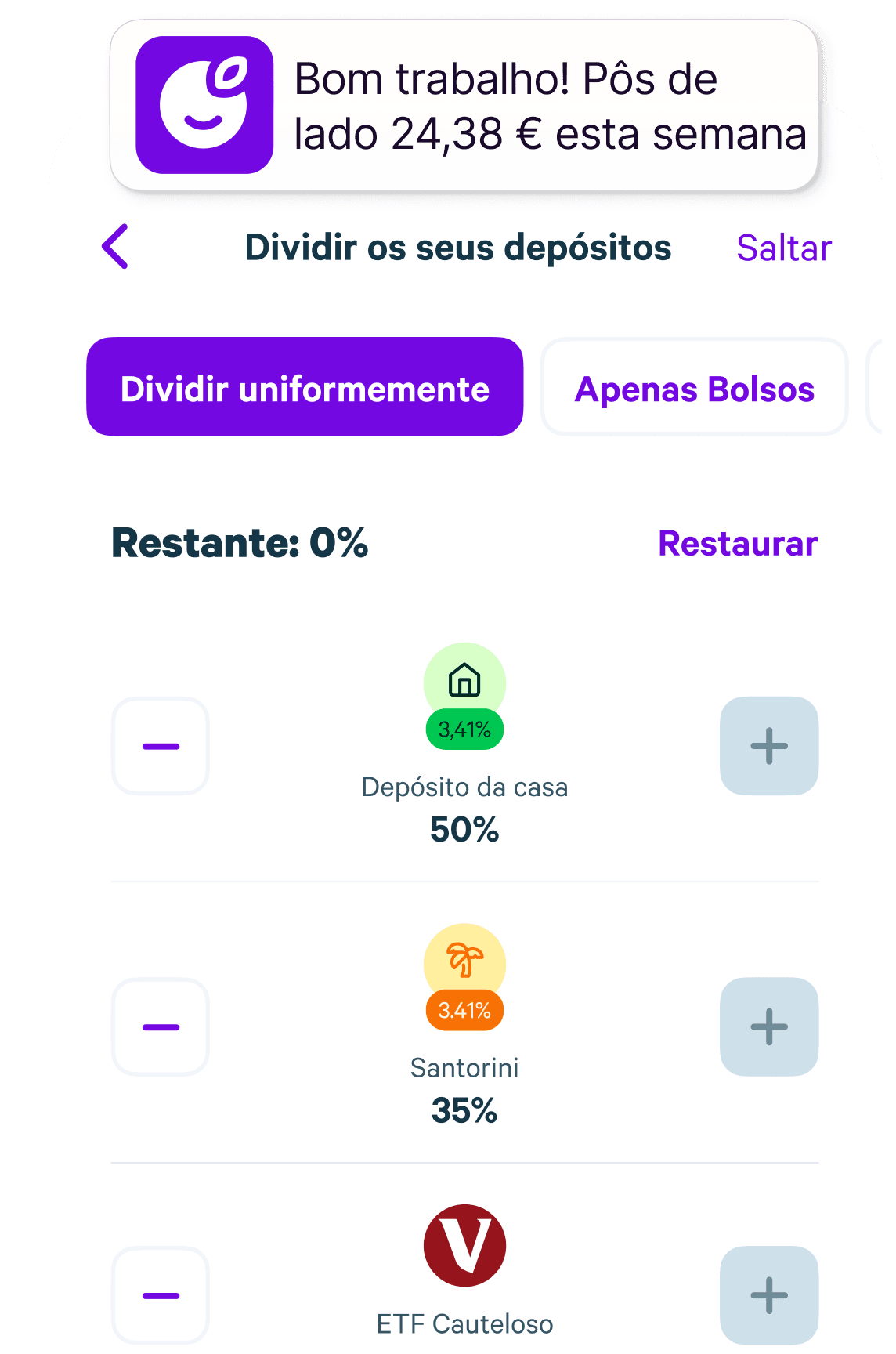 Mobile app screenshot